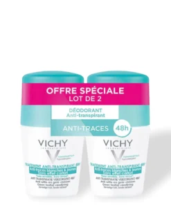 Vichy Roll-On Anti-Perspirant Deodorant No White Marks and Yellow Stains Set of 2